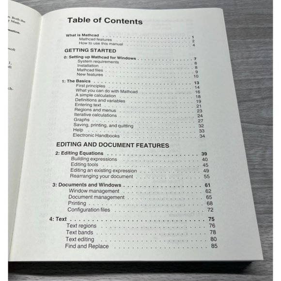 Mathcad 3.1 Users Guide Windows Version 1992 Mathsoft - Picture 3 of 9